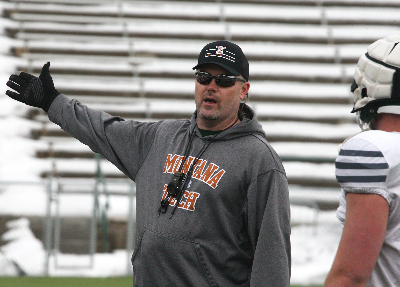 Tech spring practice - Chuck Morrell